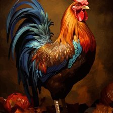 Схема вышивки «Петушок»