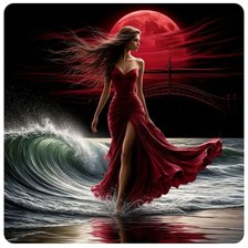 Схема вышивки «Идущая по волнам»