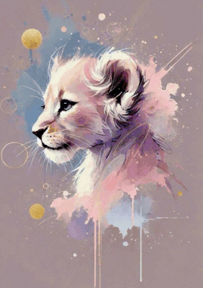 Львенок - лев, животные - предпросмотр