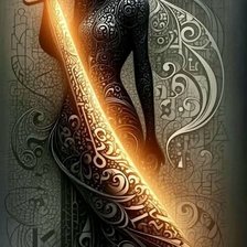 Схема вышивки «Guerrera»