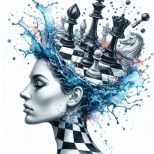 Схема вышивки «Шахматы»