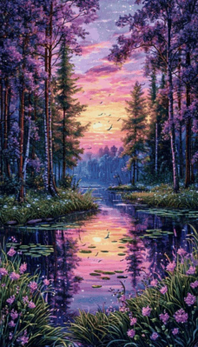 В сиреневых сумерках - предпросмотр