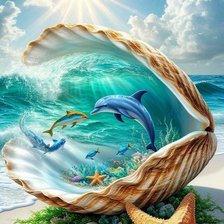 Схема вышивки «Морские»