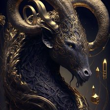 Схема вышивки «Козерог. Зодиак»