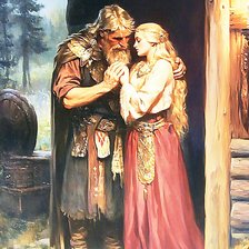 Схема вышивки «Эта древность в крови и в сердце...»