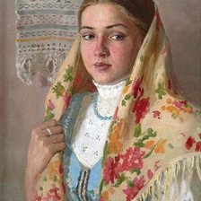 Схема вышивки «Русская красота»