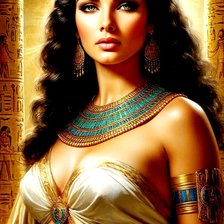 Схема вышивки «Мисс Египта»