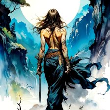 Схема вышивки «Ночь»