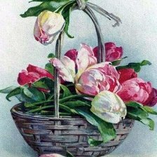 Схема вышивки «весенняя фантазия»