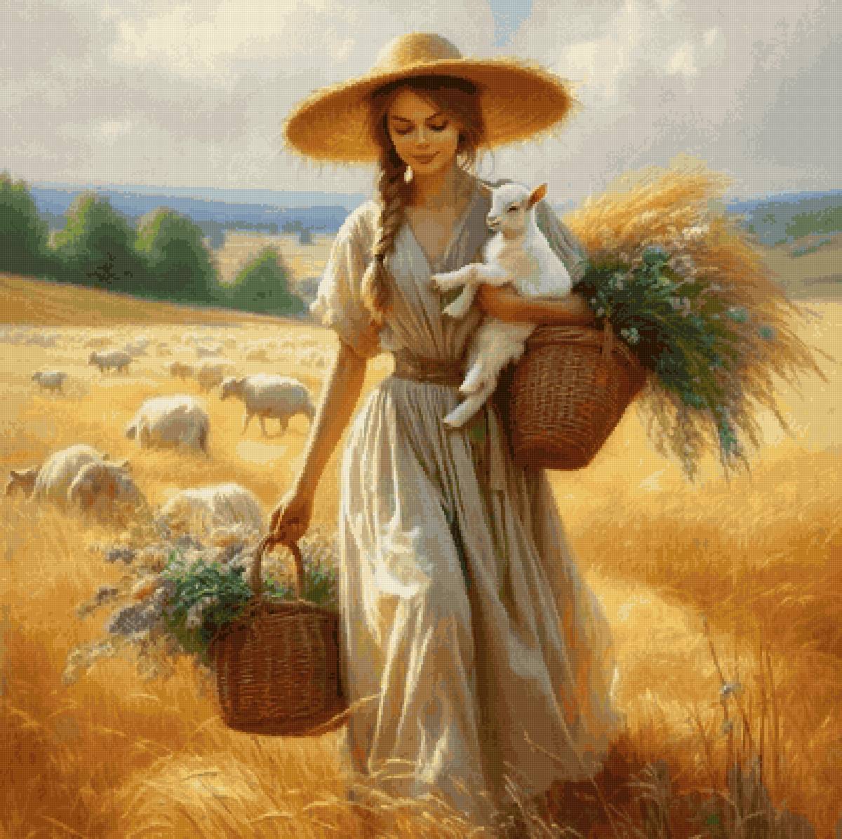 юная пастушка - предпросмотр