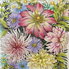 Схема вышивки «Цветы»