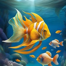 Схема вышивки «Красное море»