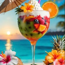 Схема вышивки «Фруктовый смузи»