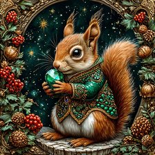 Схема вышивки «Белка»