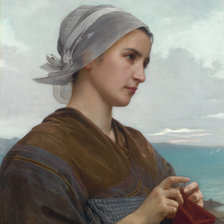 Схема вышивки «Tricoteuse Bretonne»