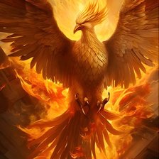 Схема вышивки «Жар Птица»