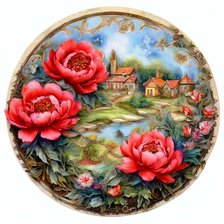 Схема вышивки «Времена года.Весна»