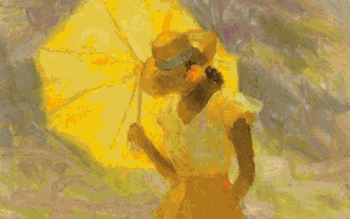 №2894206 - девушка зонтик лето - предпросмотр