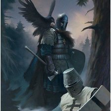 Схема вышивки «Воины. Дуэль.»