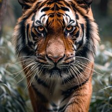 Схема вышивки «тигр»