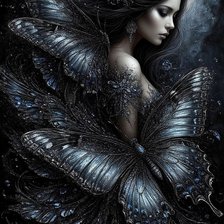 Схема вышивки «Ночь»