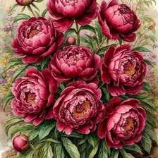 Схема вышивки «цветы»