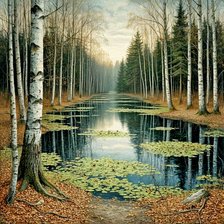 Схема вышивки «живопись»