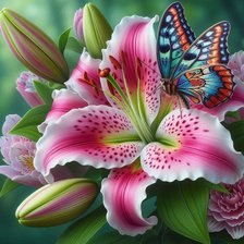 Схема вышивки «Лилия»