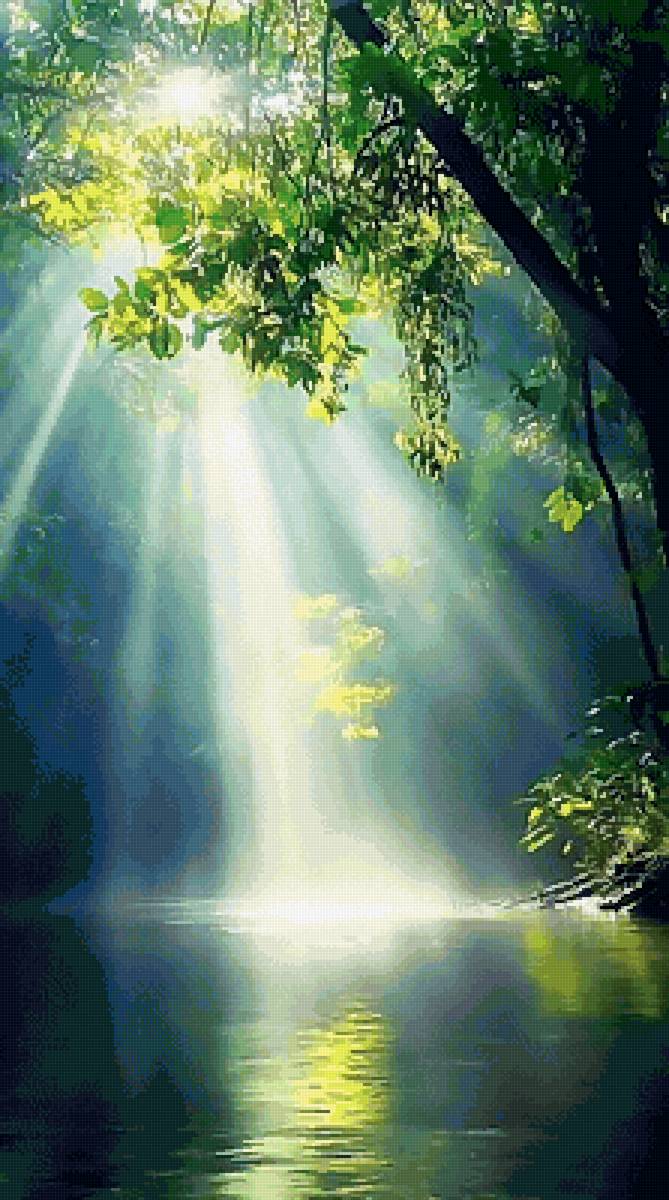 Чарующее солнце - пейзаж, природа - предпросмотр