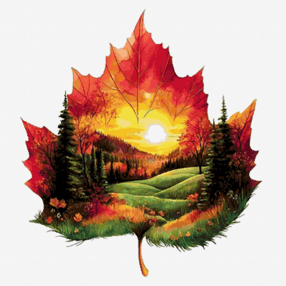 Яркие краски осени - предпросмотр