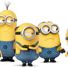 Схема вышивки «миньоны»