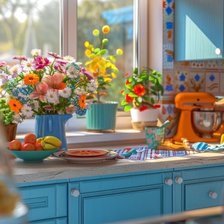 Схема вышивки «Кухня 23»