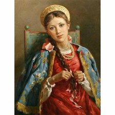 Схема вышивки «Боярышня»