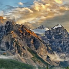 Схема вышивки «Долина десяти пиков, Канада»