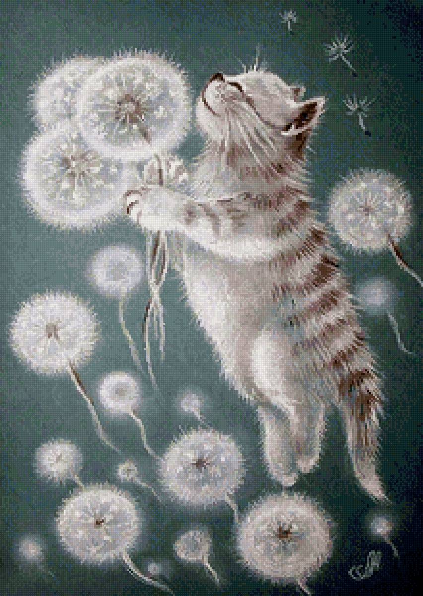 Полет. - котик - предпросмотр