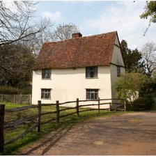 Схема вышивки «Белый домик»