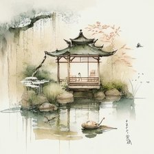 Схема вышивки «china»