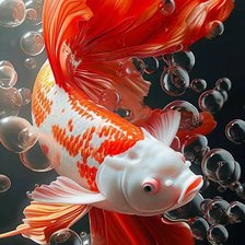 Схема вышивки «Рыбка»