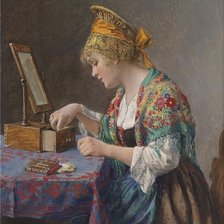 Схема вышивки «Русская красота»