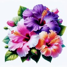 Схема вышивки «Цветы»