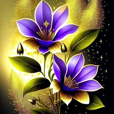 Схема вышивки «Цветы»