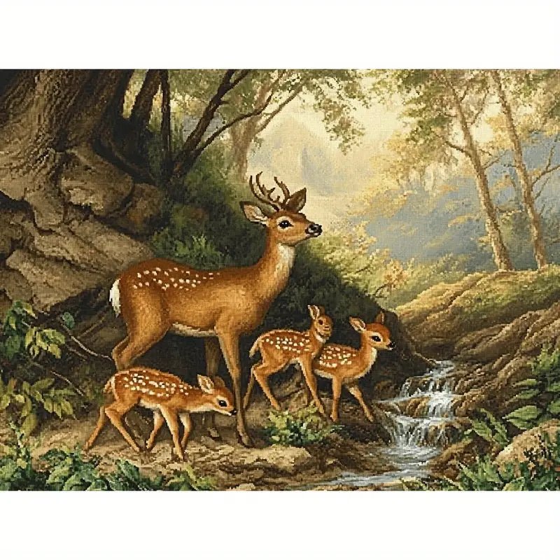 Оленья тропа - олени - оригинал