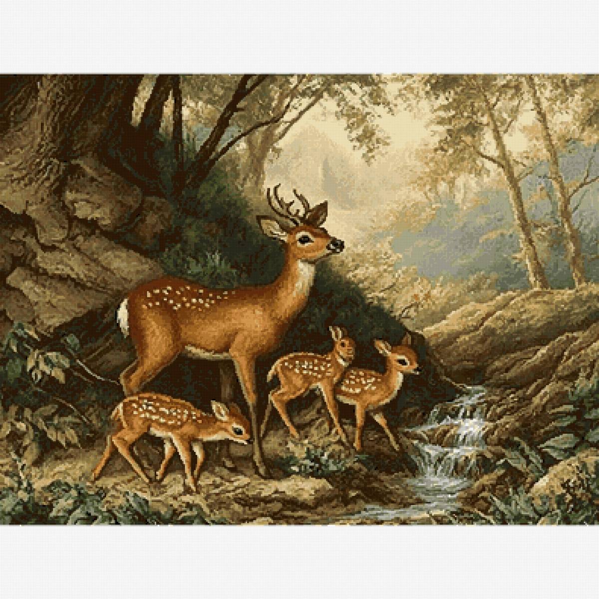 Оленья тропа - олени - предпросмотр