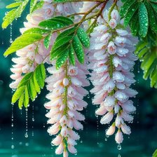 Схема вышивки «Акация»