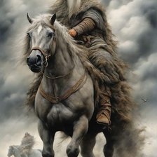 Схема вышивки «Воин. Викинг.»