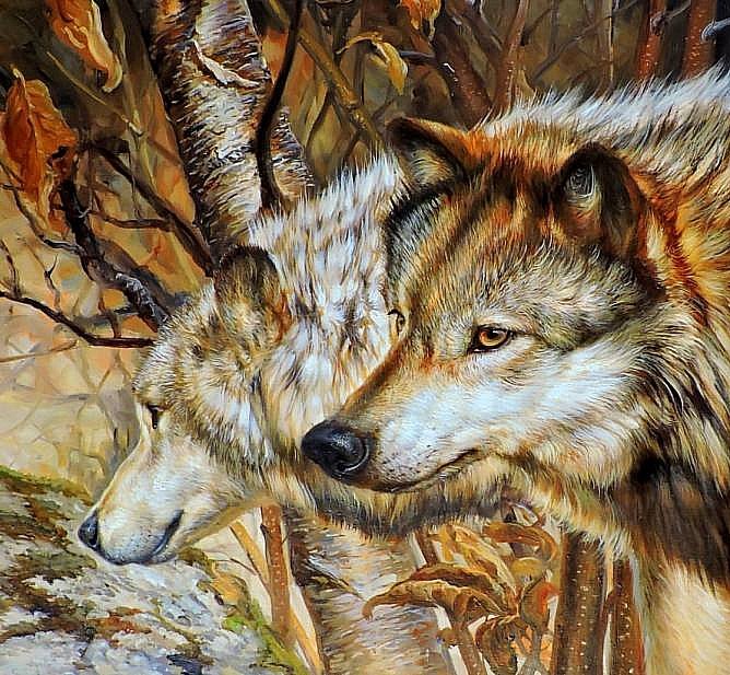 На охоту. Бруно Тина Августо - художники - оригинал