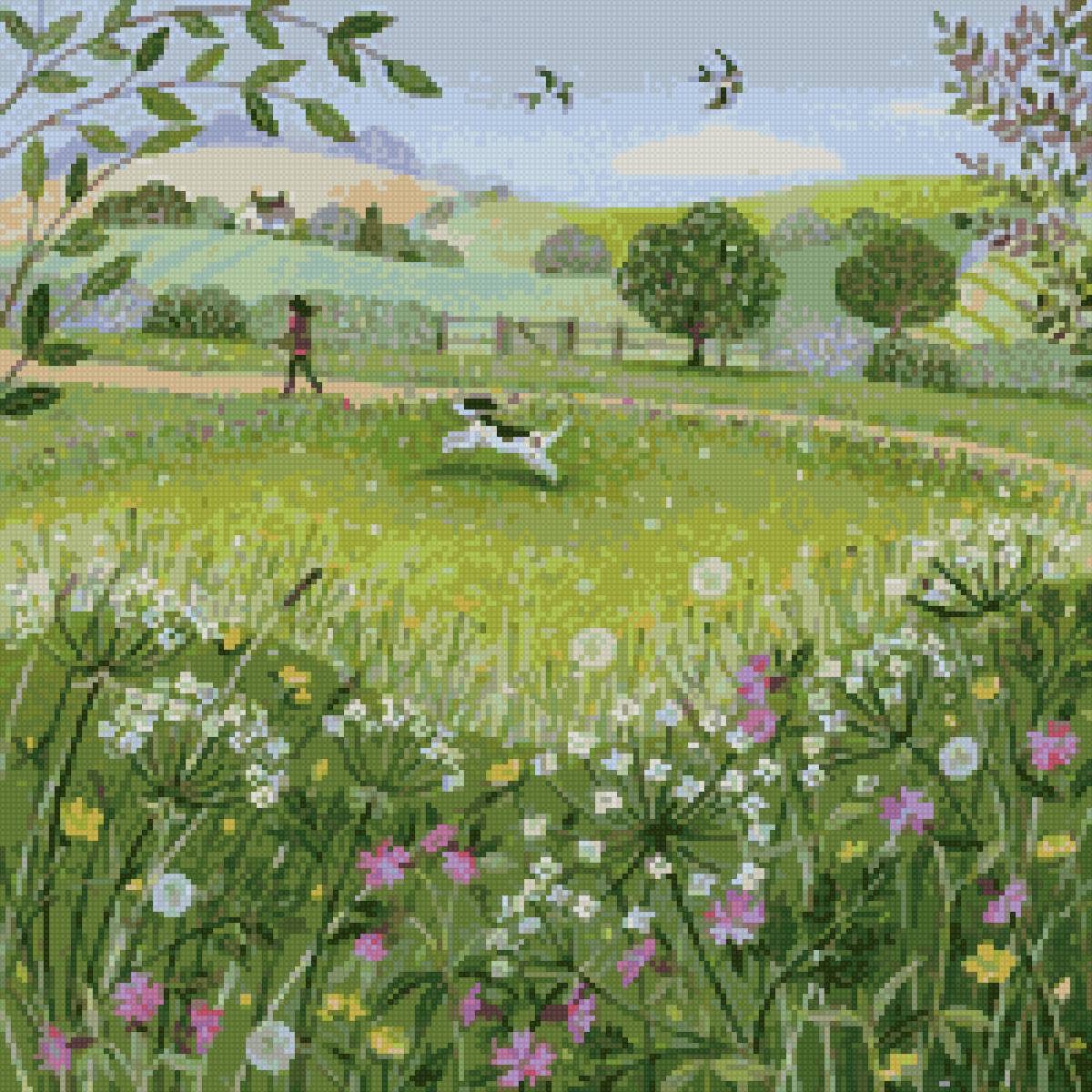 Люси гроссмит - лето природа цветы - предпросмотр