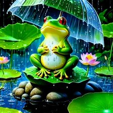 Схема вышивки «Дождик»