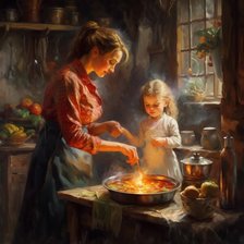 Мама и дочка