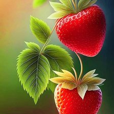 Схема вышивки «Клубничка»